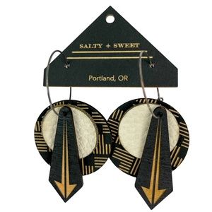 Salty & Sweet Lazer Cut Craft Arrow Earrings